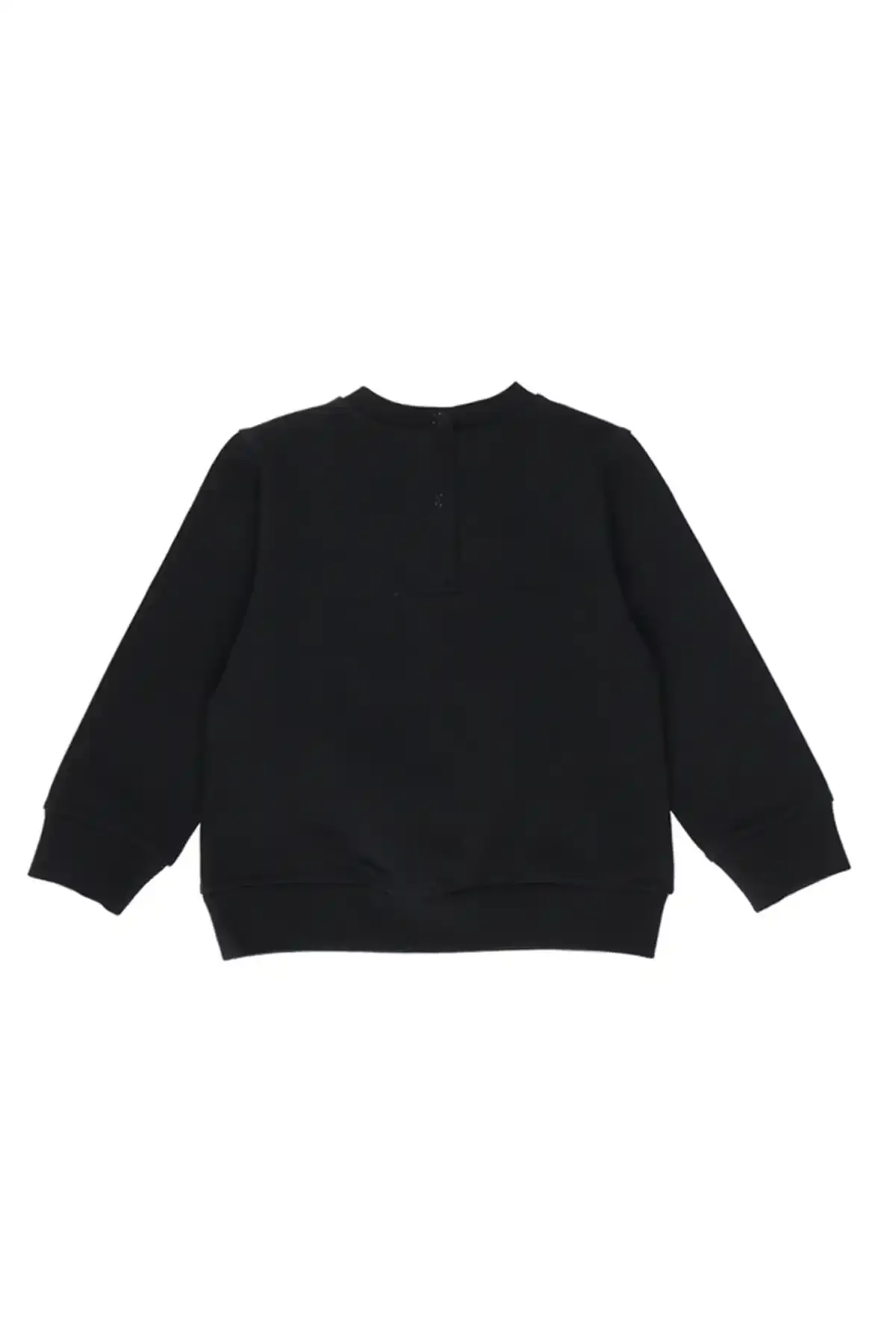 Kız Bebek Nakış Detaylı Siyah Sweatshirt
